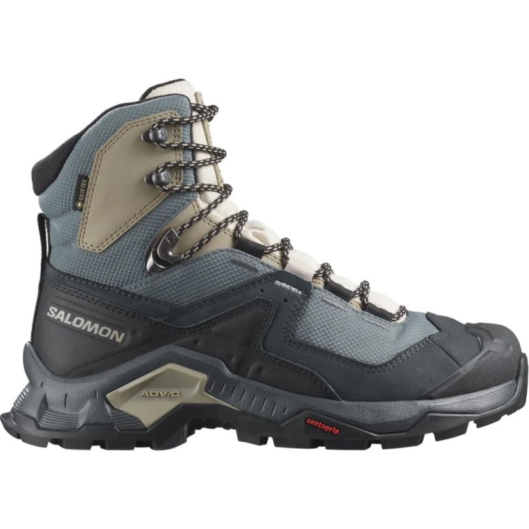 Grey / Black / Khaki Salomon Quest Element GTX Women\'s Hiking Boots | IE SU8641